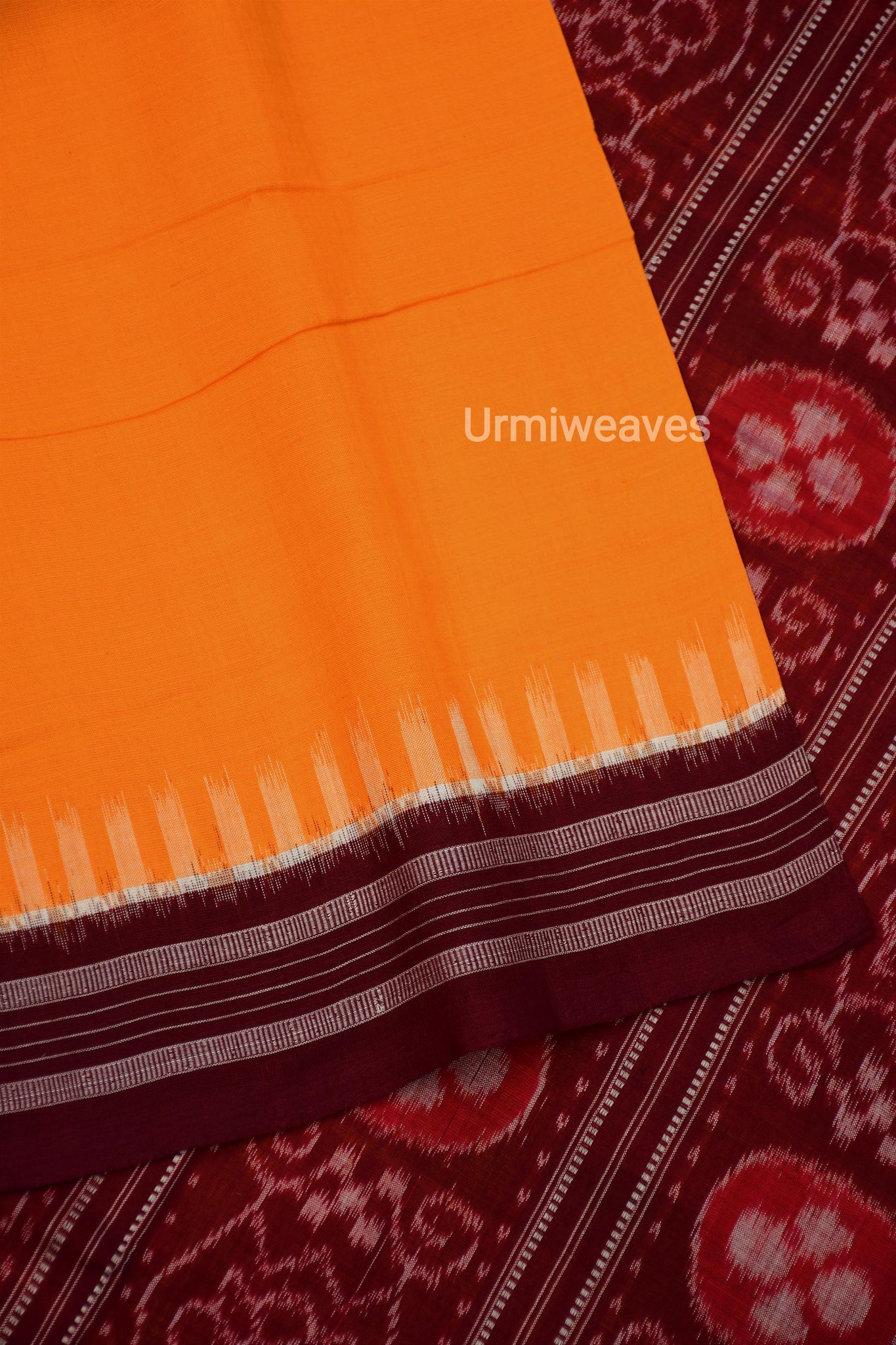 Odisha Handloom | Sambalpuri Ikat Bandha Cotton Saree | Craftscollection.in  - Crafts Collection